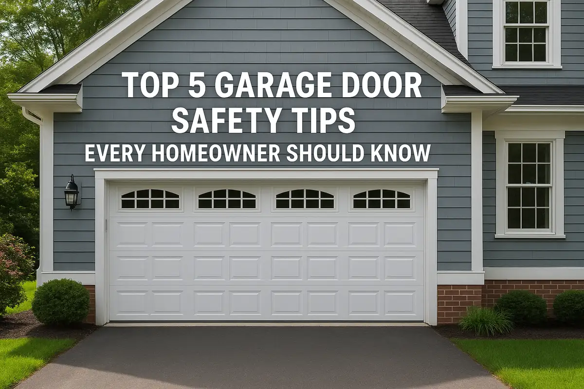 Top 5 Garage Door Safety Tips Every Homeowner in Wakefield, MA Should Know
