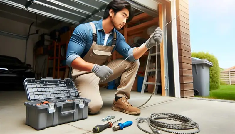 Garage Door Cable Repair — Lynnhurst