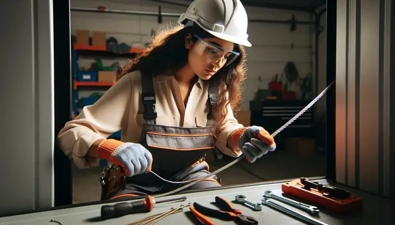 Garage Door Cable Repair — Winchester