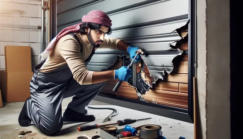 Garage Door Panel Replacement — Fells