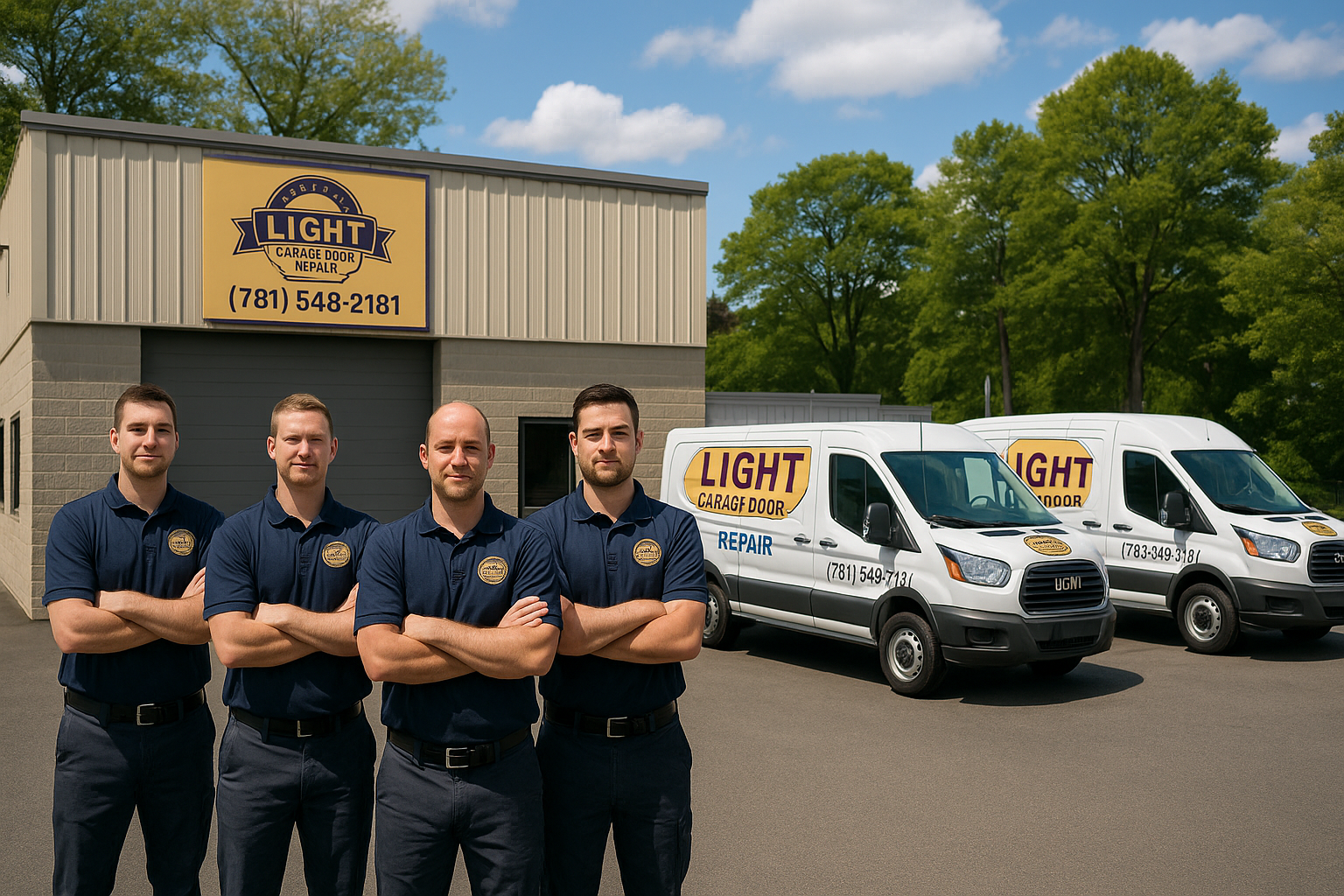 Professional garage door service in Wakefield