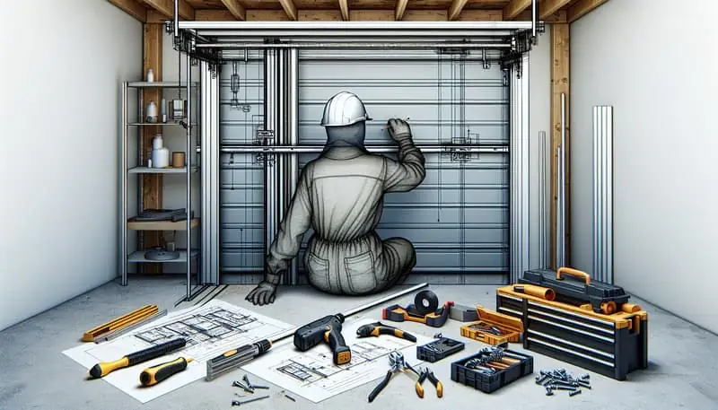 Garage Door Track Repair — Farm Hill