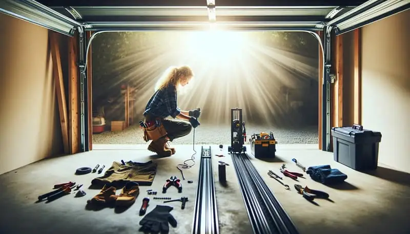 Garage Door Track Repair — Bruleys Corner
